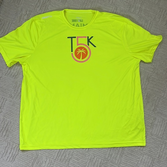 Craft short sleeve t-shirt, Lifetime Miami Tropical 5k
Size XXL, New condition - Picture 7 of 16